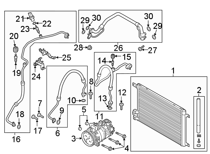 Condenser Assembly 5QM-816-411-D - View 2