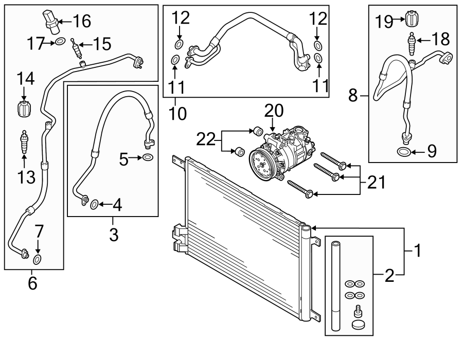 Condenser 5Q0-816-411-BE - View 2