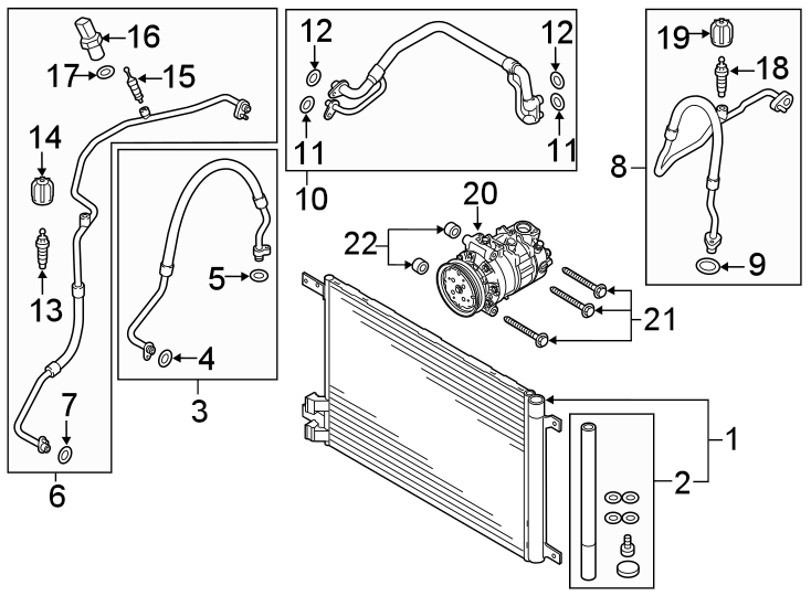 Suction Hose 5Q0-816-743-C - View 2