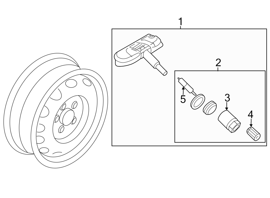 Tire Valve Stem Core 1K0-907-610 - View 12