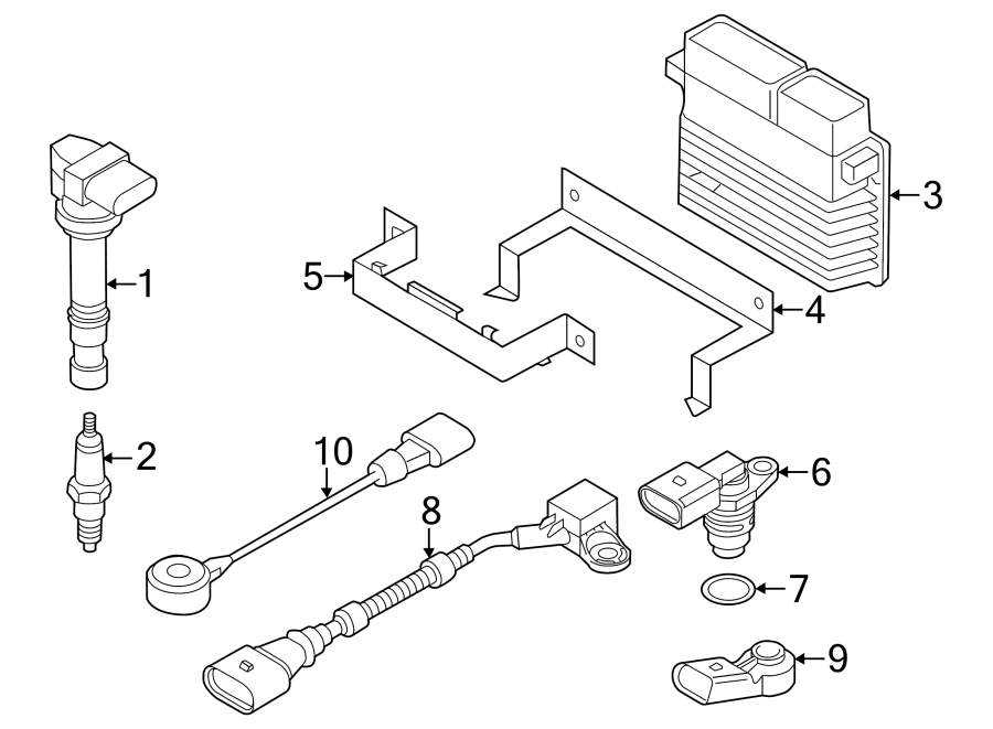 Engine Control Module (ECM) 03H-906-023-CJ - View 2