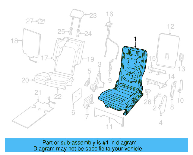 Headrest 3CN-881-901-F-ZAI - View 19