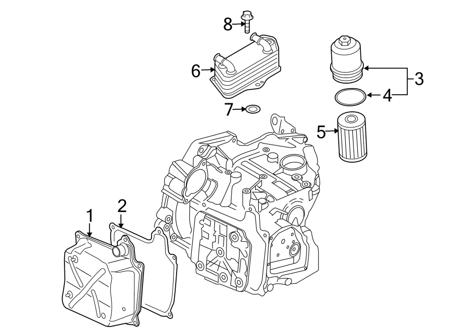 Oil Cooler 02E-409-061-D - View 2