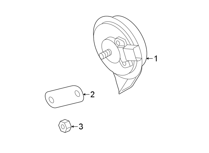 Horn Bracket 17A-951-107