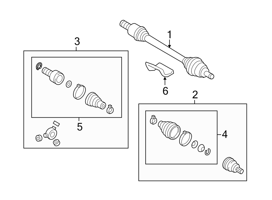 Outer Joint Assembly 1KM-498-099 - View 12