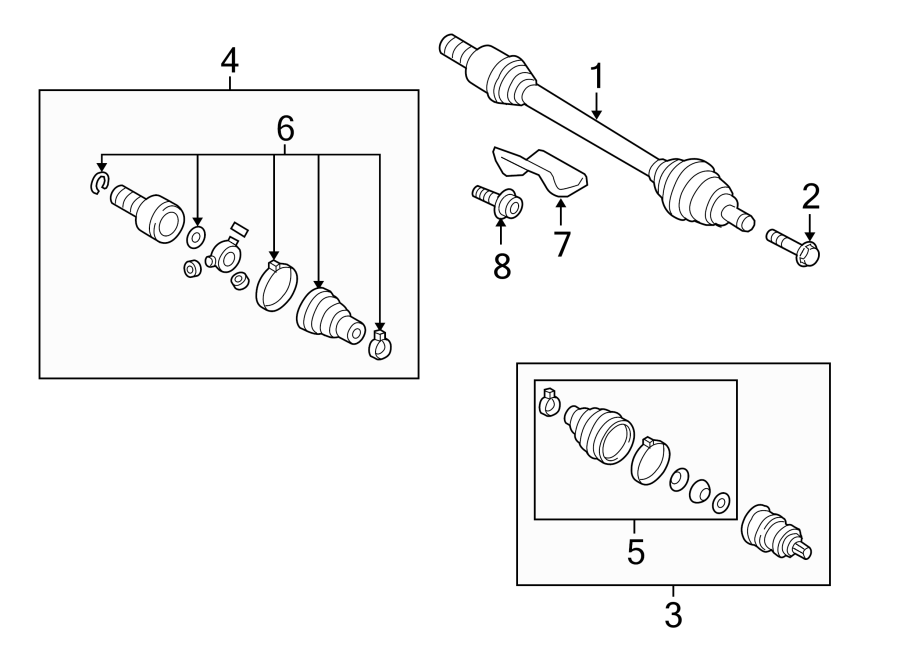 Outer Joint Assembly 1KM-498-099 - View 11