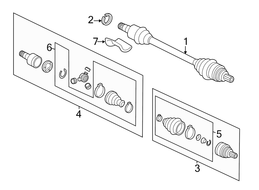Outer Joint Assembly 1KM-498-099 - View 8