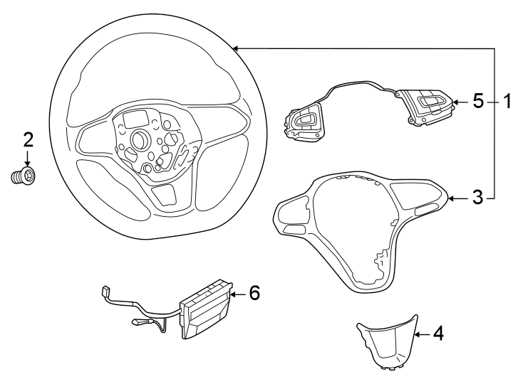 Steering Wheel 11K-419-089-G-YPG - View 2