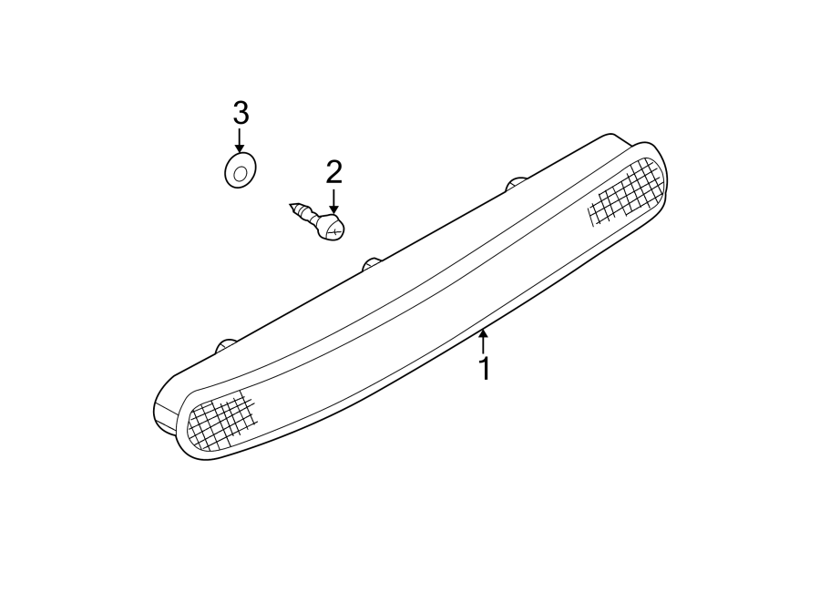 High Mount Lamp 1Y0-945-097 - View 3