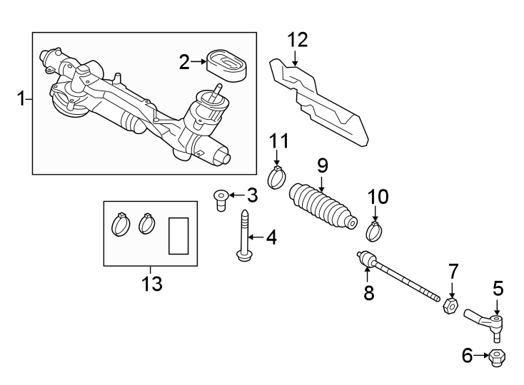 Rack And Pinion Assembly 5QM-423-055-B - View 5