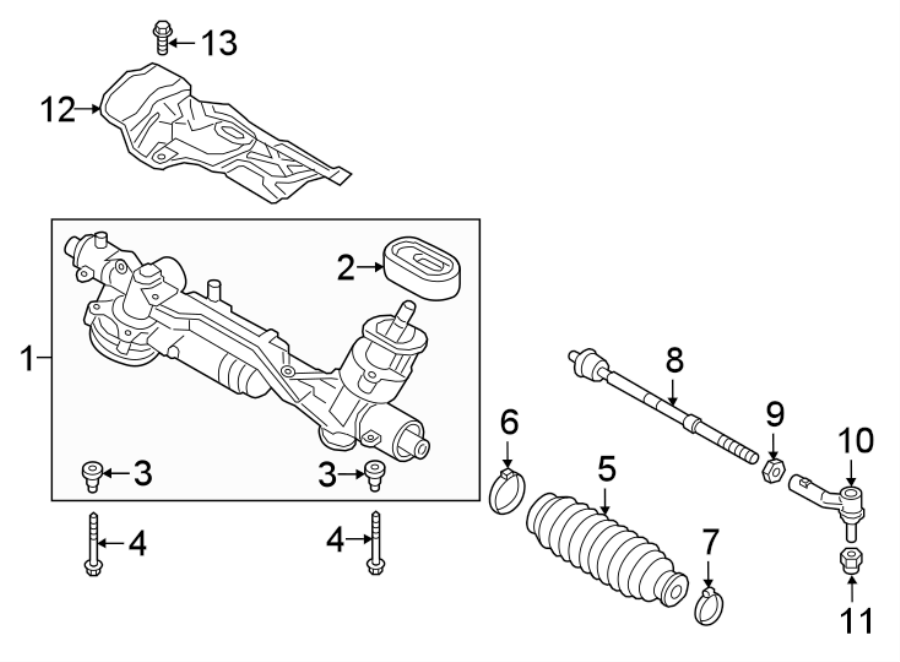 Rack And Pinion Assembly 5Q1-423-062-N - View 3