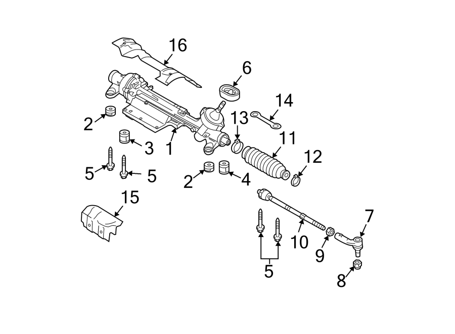 Steering Gear 3AB423061AX - View 5