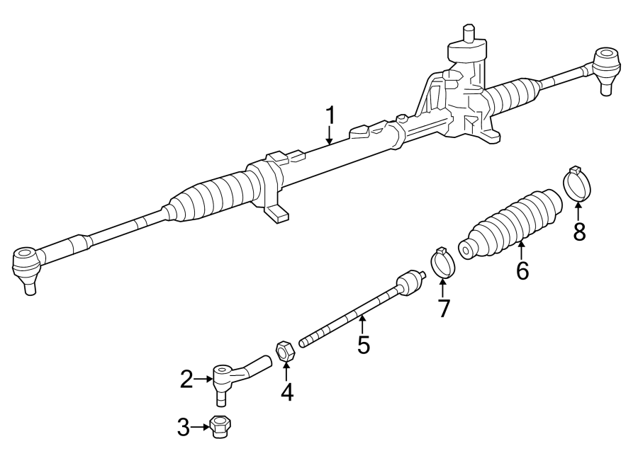 Rack And Pinion Assembly 5C1-422-055-S - View 4