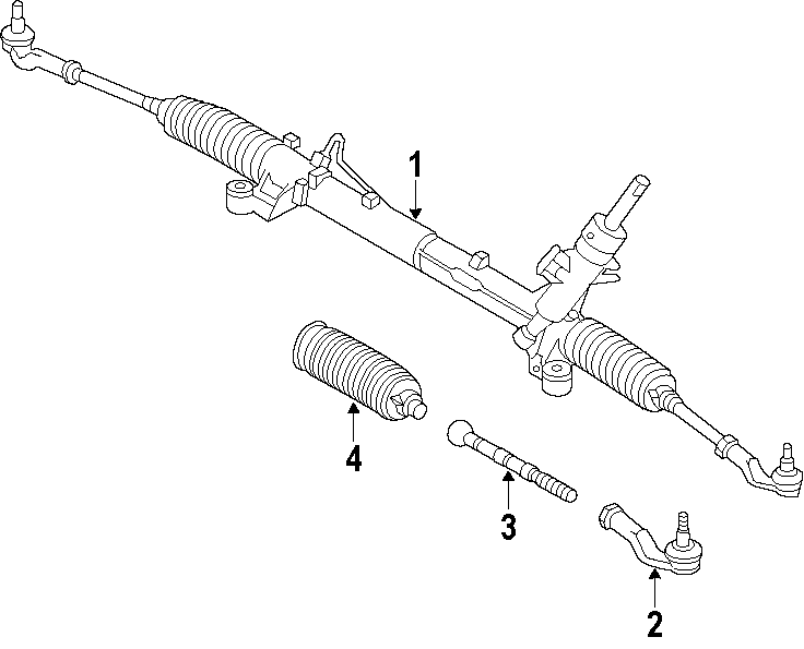 Rack And Pinion Assembly 5C1-422-055-S