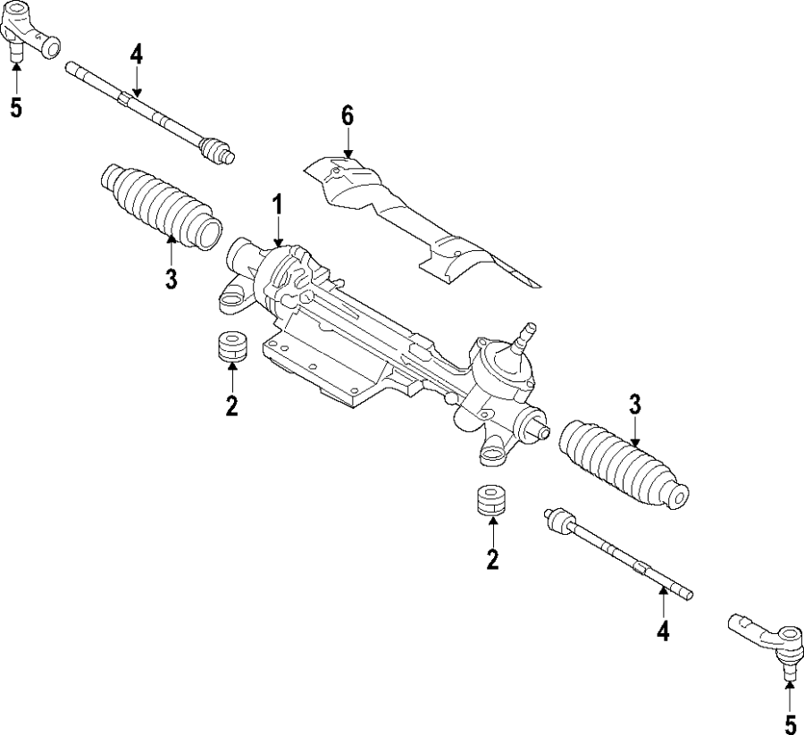 Rack And Pinion Assembly 3QG-423-055-D