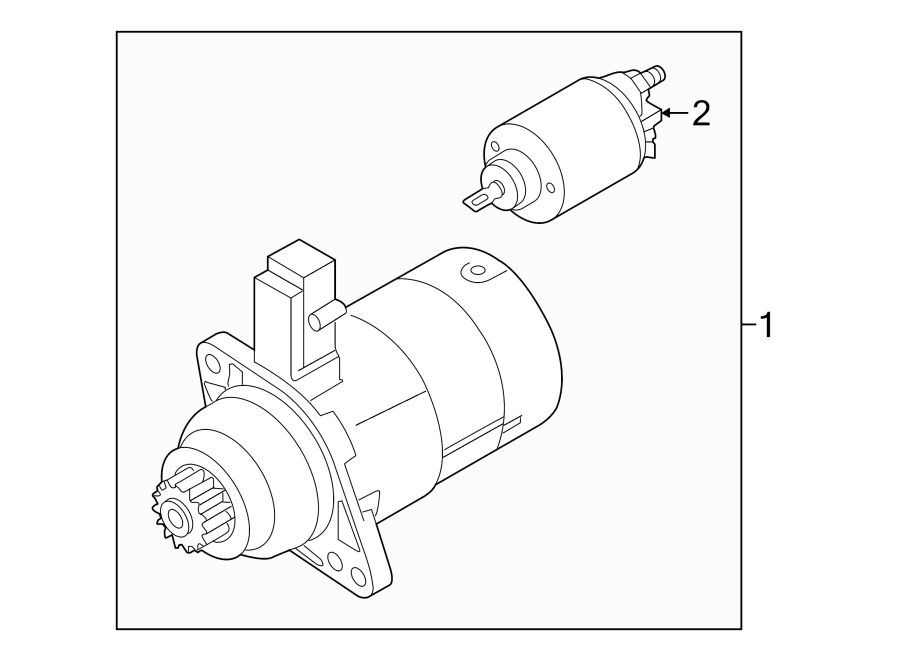 Starter Motor 02Z-911-024-FX