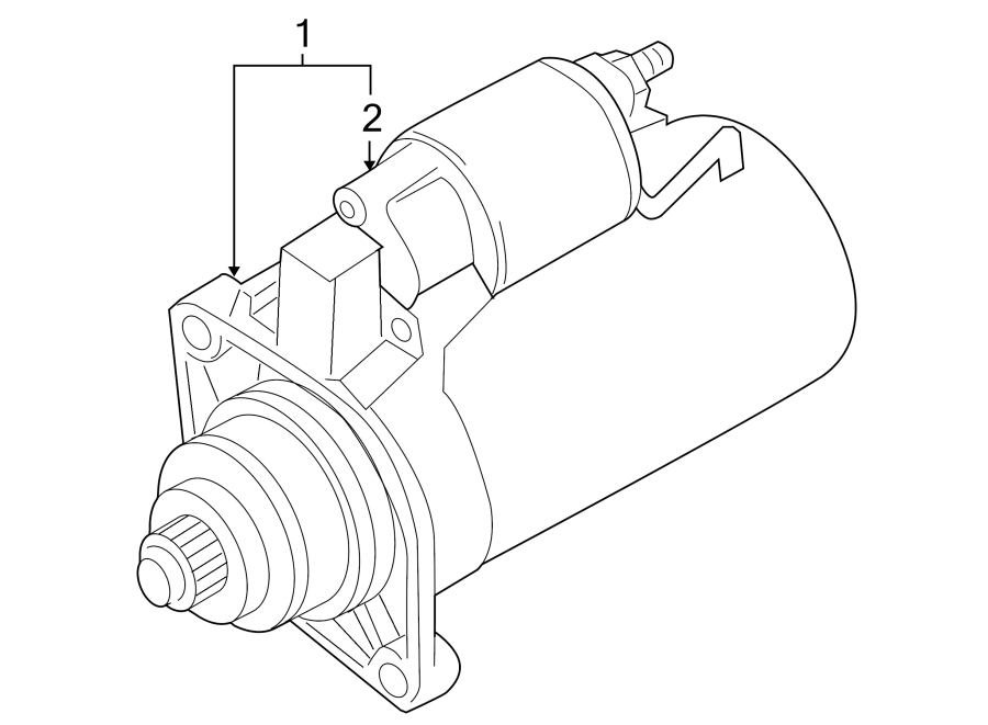 Starter 02M-911-023-SX - View 5