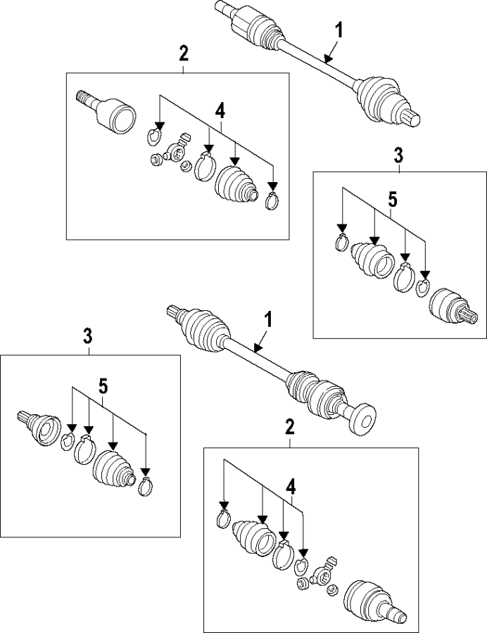 Inner Cv Joint 5Q0-498-103-D