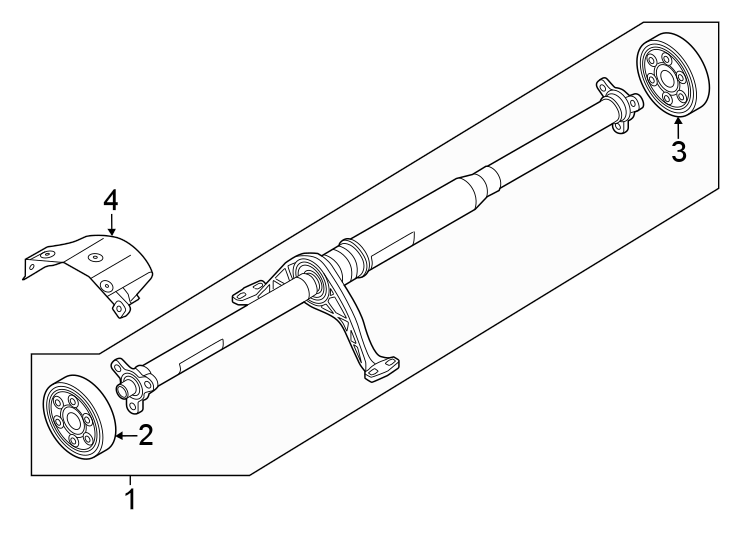 Drive Shaft Center Support 5Q0-521-441-B