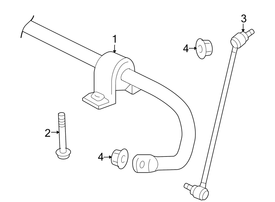 Stabilizer Bar 3C0-411-303-AA - View 2