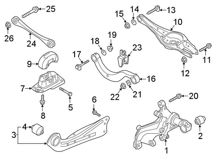Suspension Knuckle 5QF-505-434 - View 2