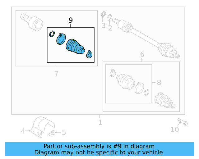 Inner Boot 3Q0-498-201-A - View 8