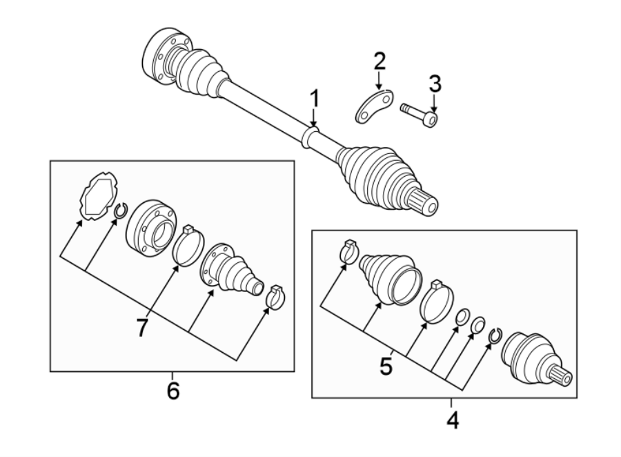 Axle Assembly 5Q0-501-204-AX - View 5