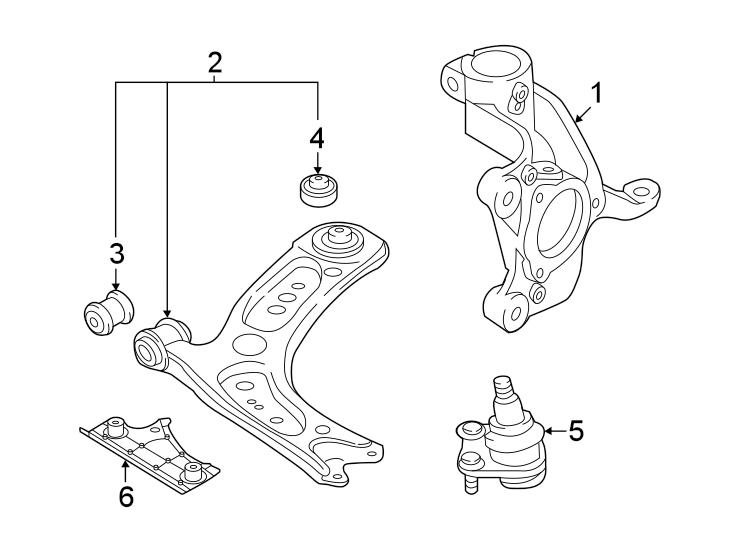 Knuckle 5WA-407-254-B - View 2