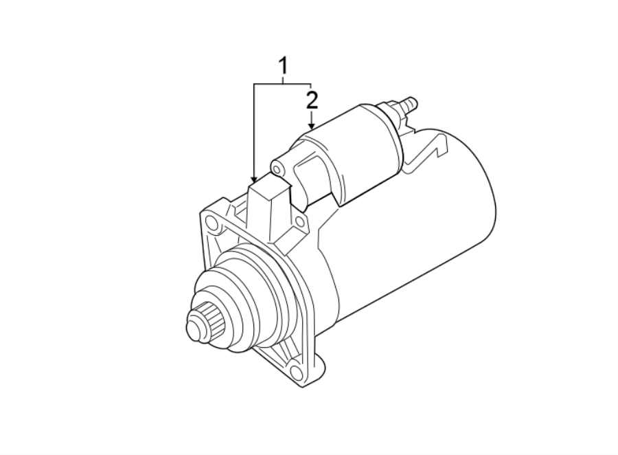 Starter Motor 02Z-911-024-FX - View 5