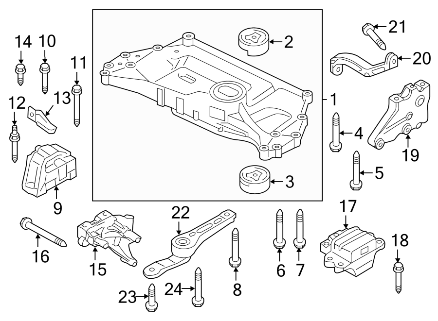 Engine Mount Bracket 06K-199-207-A - View 14