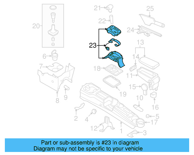 Shift Indicator 1C0-713-203-C-08H - View 24