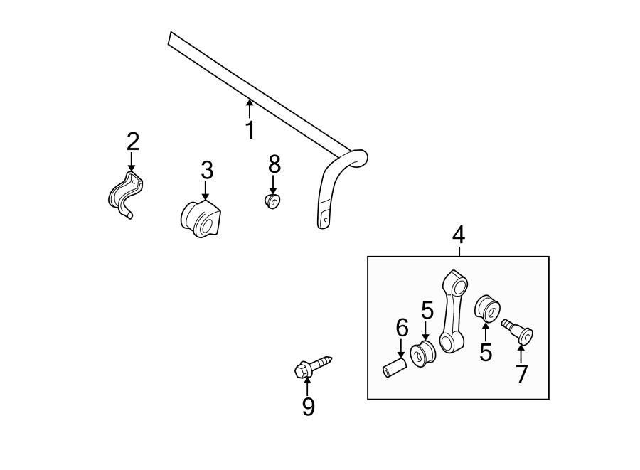 Stabilizer Bar Bushing 1J0-411-314-C - View 4