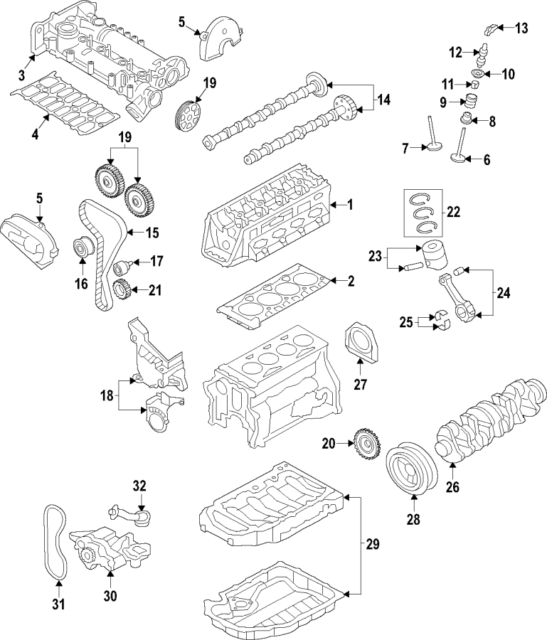 Engine Piston Ring 04E-198-151-AJ
