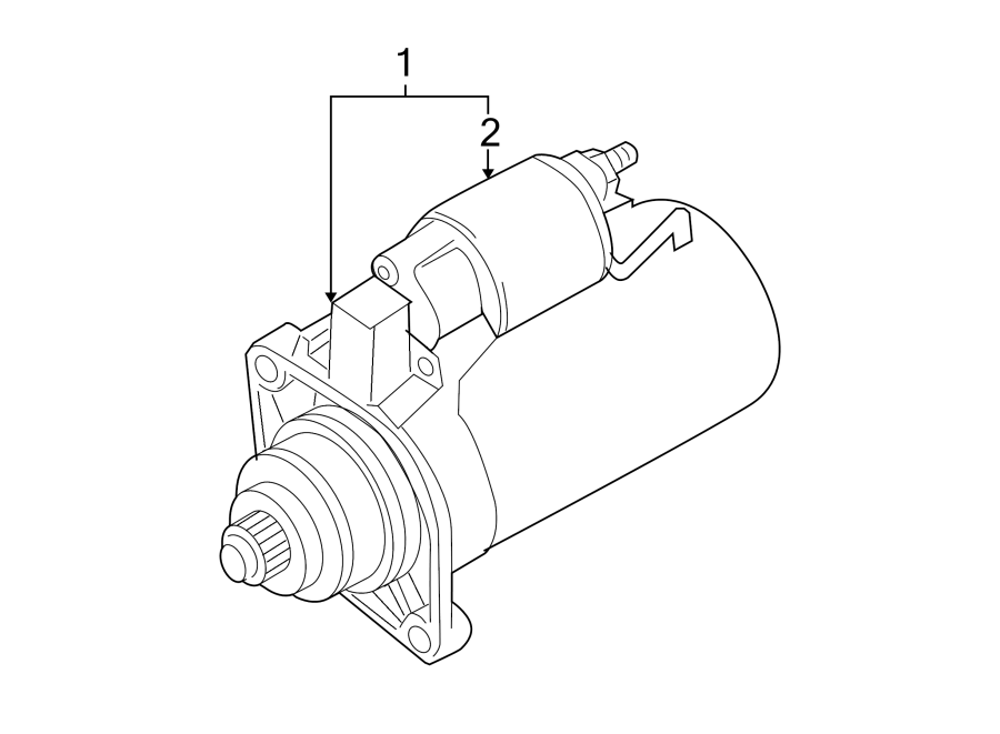 Starter Solenoid 0AM-911-287-A - View 13