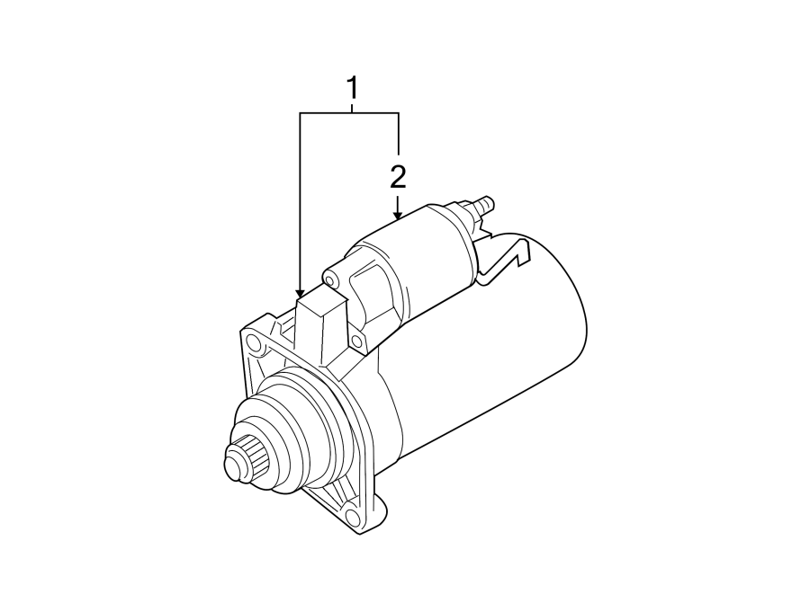 Starter Motor 02M-911-023-PX - View 5
