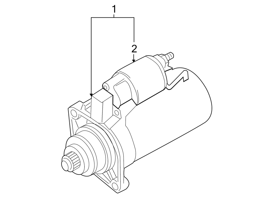Starter Motor 02M-911-023-PX - View 3