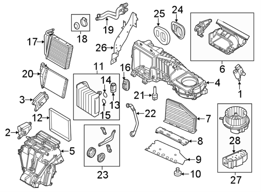 Heater Core Gasket Set 561-898-380 - View 7