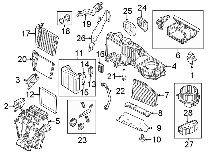 Heater Core Gasket Set 561-898-380 - View 8