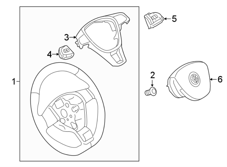 Steering Wheel 5GM-419-091-R-E74