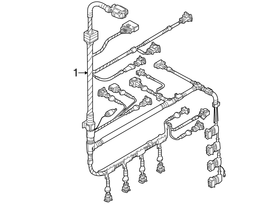 Engine Harness 1C0-971-627-CJ - View 2