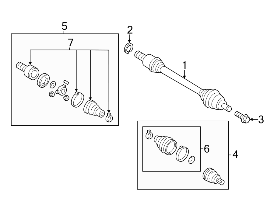 Outer Joint Assembly 1K0-498-099-L - View 2