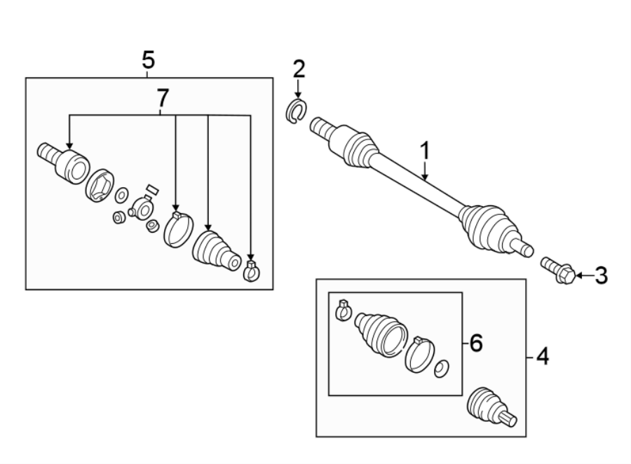 Outer Joint Assembly 1K0-498-099-L - View 6