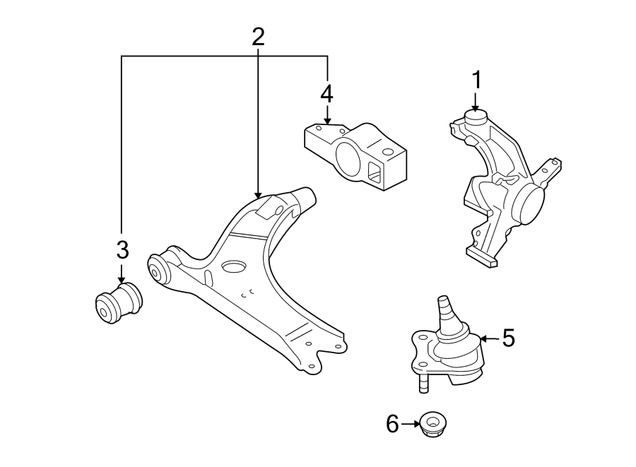 Control Arm 1K0-407-152-BC - View 8