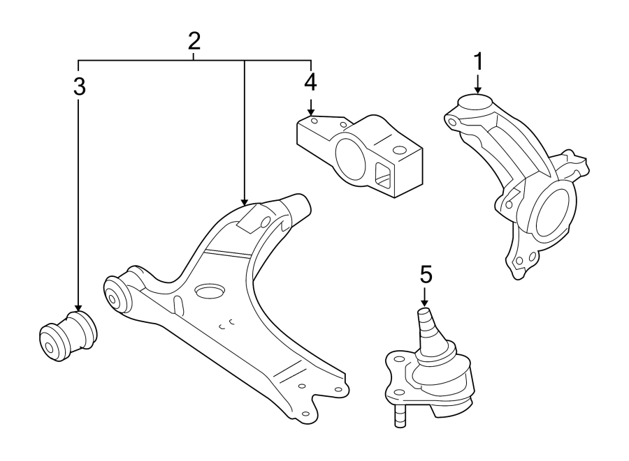 Control Arm 1K0-407-152-BC - View 10
