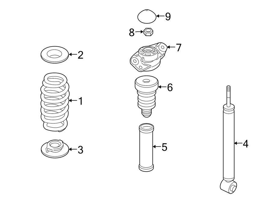 Coil Spring 3C0-511-115-AS - View 4