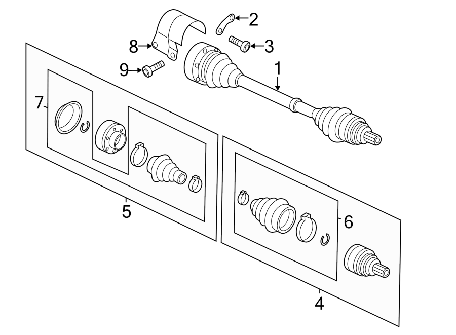 Axle Assembly 561-407-271-AB - View 2