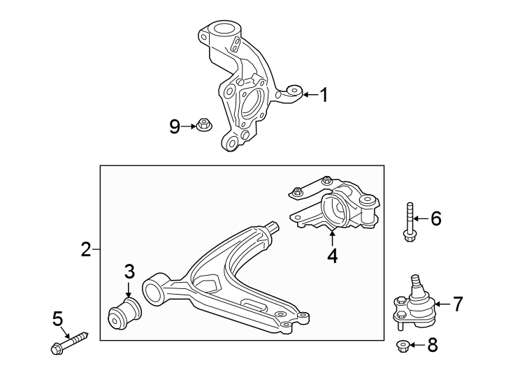 Lower Control Arm 3QF-407-152-M - View 6