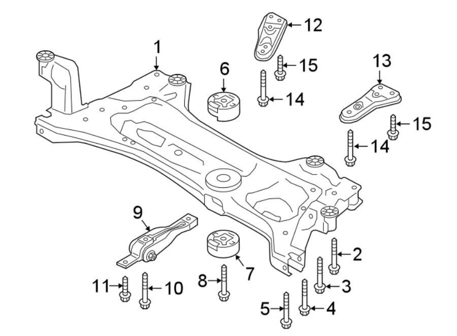 Rear Bracket 3QF-199-517-B - View 3