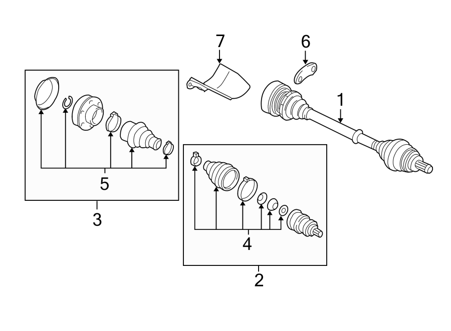 Axle Assembly 1K0-407-272-EN - View 9