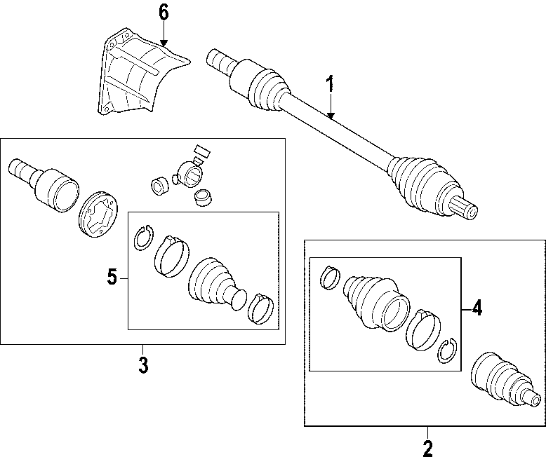 Axle Assembly 3C0-407-272-CL